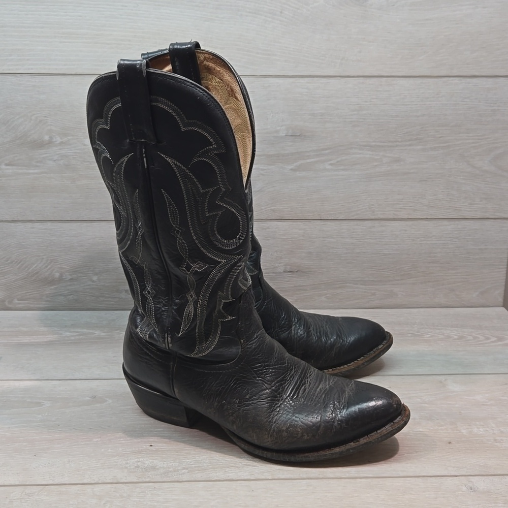 Nocona Mens Leather Western boots shoes sz 8 EE